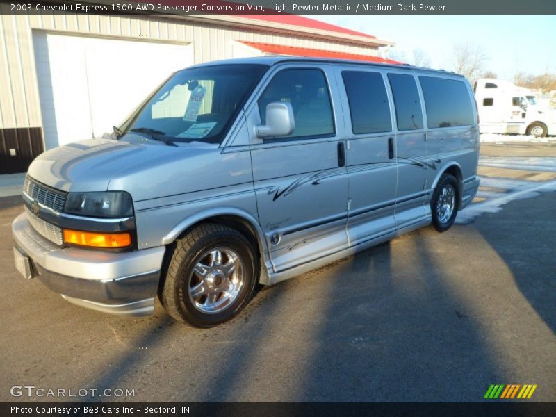Light Pewter Metallic / Medium Dark Pewter 2003 Chevrolet Express 1500 AWD Passenger Conversion Van