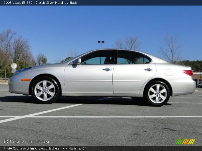 Classic Silver Metallic / Black 2005 Lexus ES 330