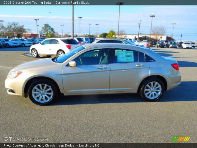 Cashmere Pearl / Black 2013 Chrysler 200 Touring Sedan