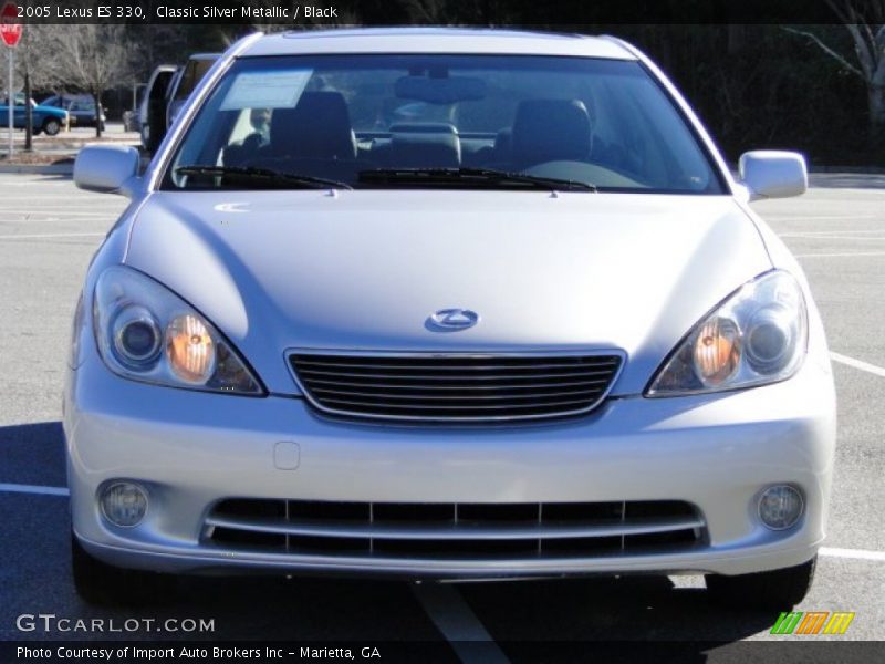 Classic Silver Metallic / Black 2005 Lexus ES 330