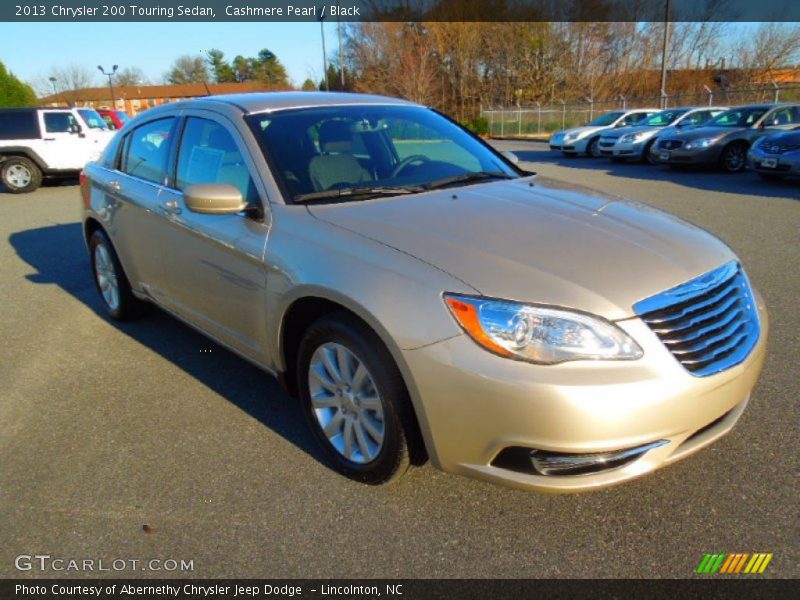Cashmere Pearl / Black 2013 Chrysler 200 Touring Sedan