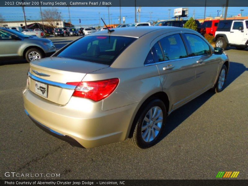 Cashmere Pearl / Black 2013 Chrysler 200 Touring Sedan