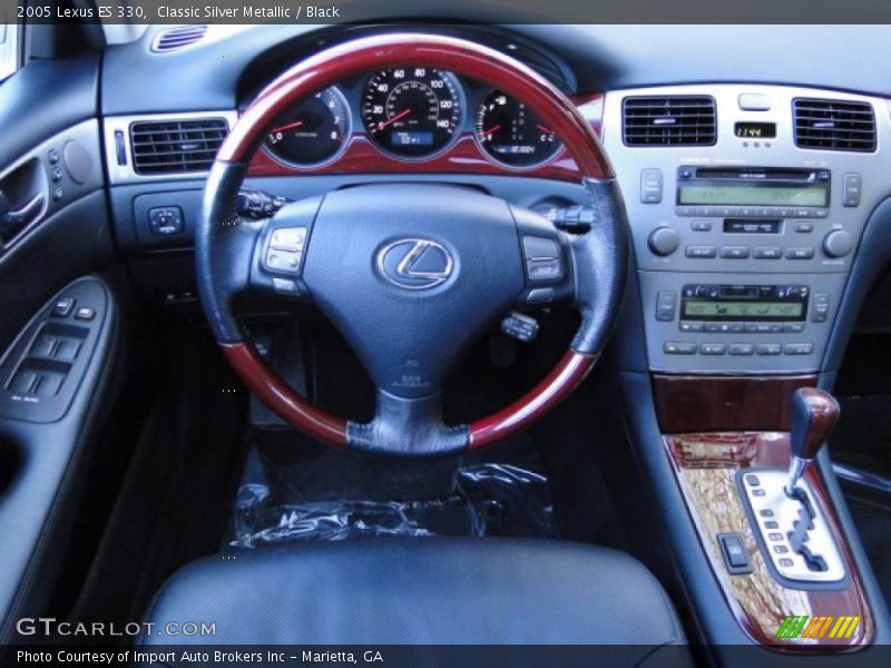 Classic Silver Metallic / Black 2005 Lexus ES 330