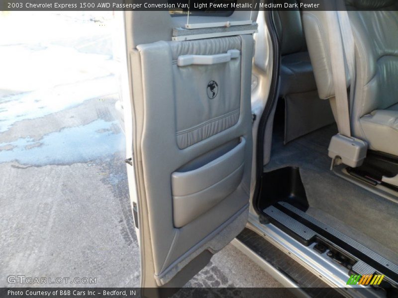 Light Pewter Metallic / Medium Dark Pewter 2003 Chevrolet Express 1500 AWD Passenger Conversion Van