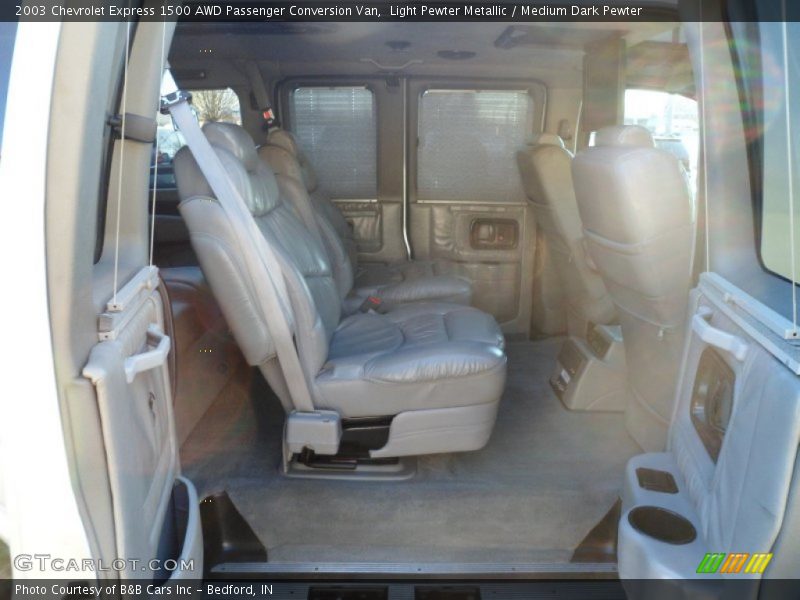 Rear Seat of 2003 Express 1500 AWD Passenger Conversion Van