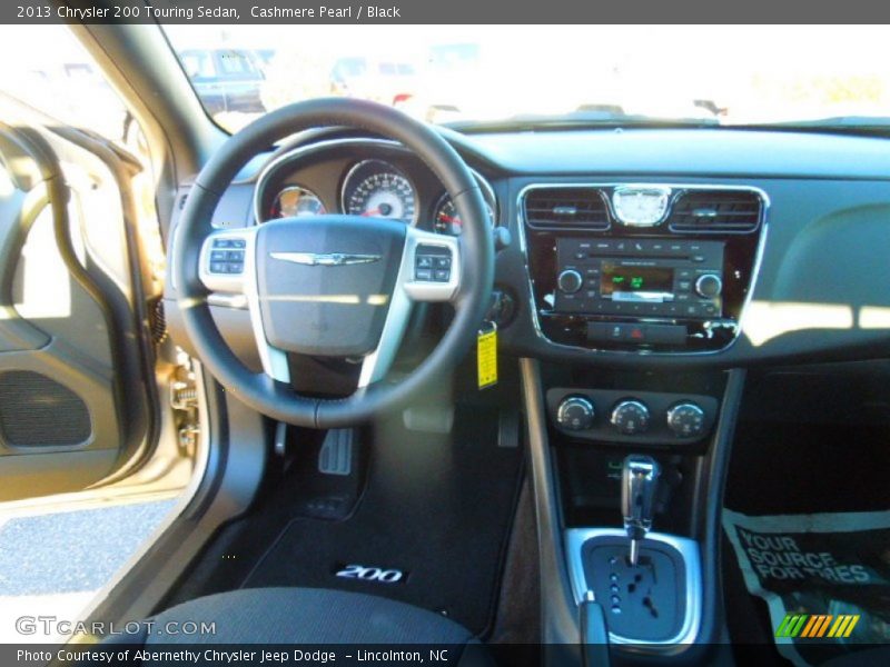 Cashmere Pearl / Black 2013 Chrysler 200 Touring Sedan