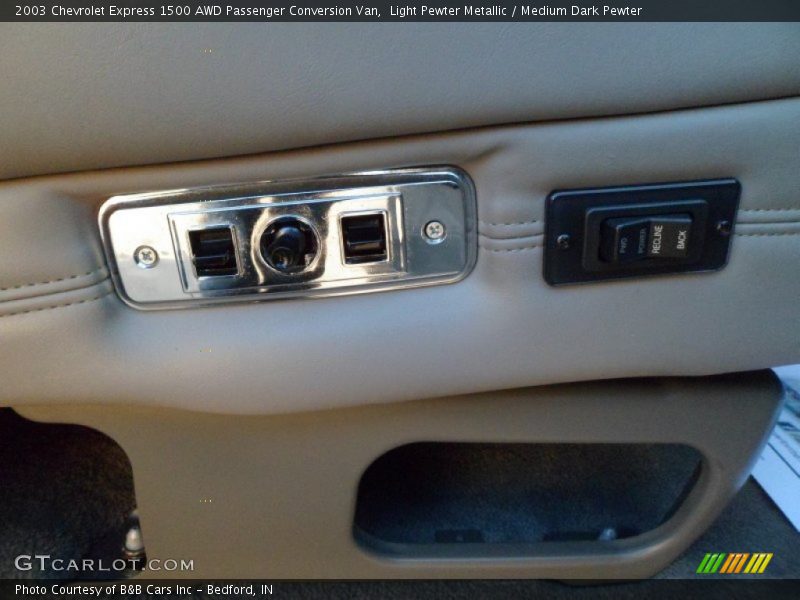 Light Pewter Metallic / Medium Dark Pewter 2003 Chevrolet Express 1500 AWD Passenger Conversion Van