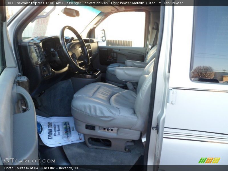  2003 Express 1500 AWD Passenger Conversion Van Medium Dark Pewter Interior