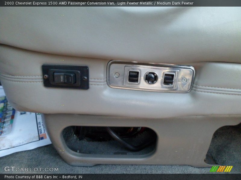 Light Pewter Metallic / Medium Dark Pewter 2003 Chevrolet Express 1500 AWD Passenger Conversion Van