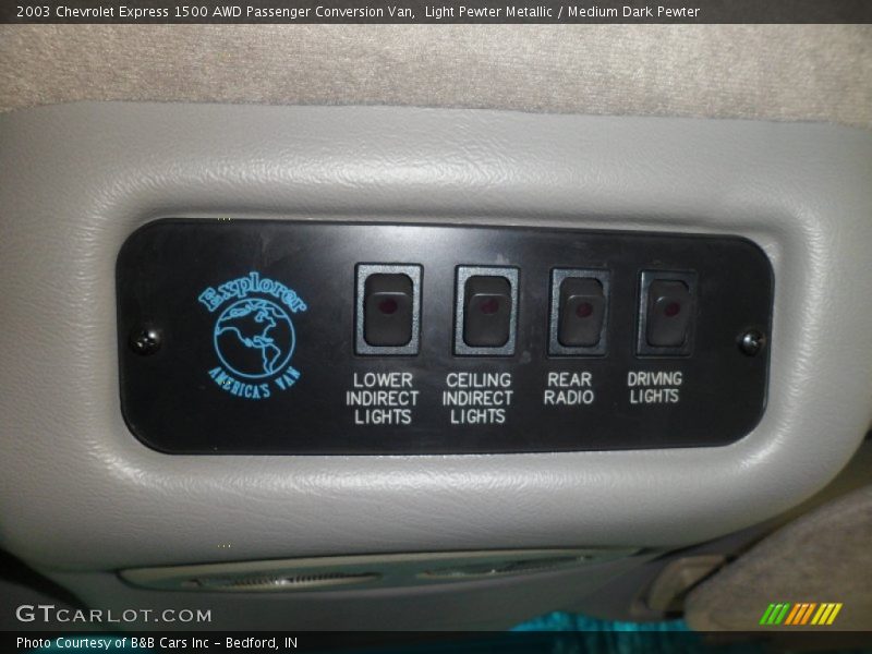 Controls of 2003 Express 1500 AWD Passenger Conversion Van