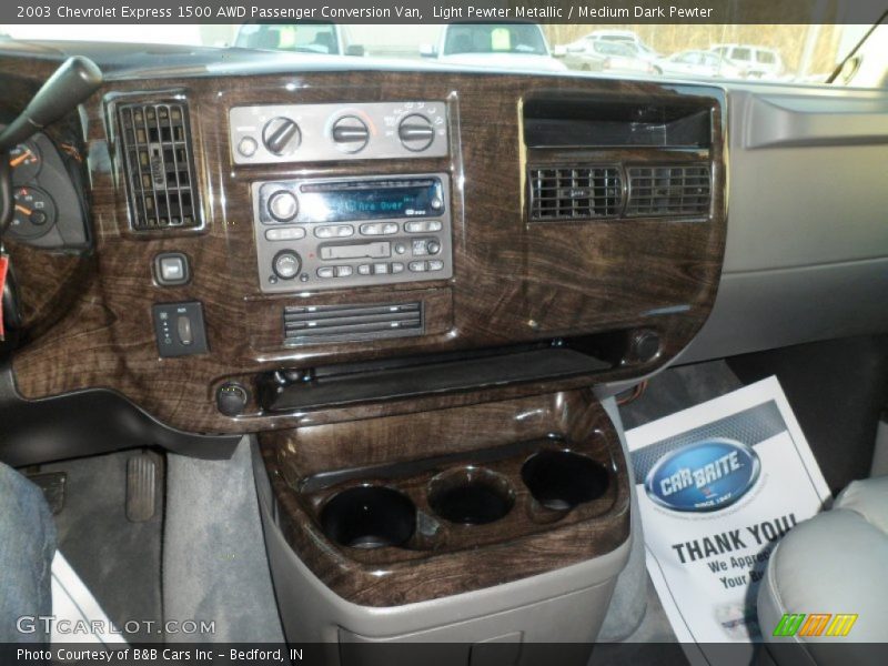 Light Pewter Metallic / Medium Dark Pewter 2003 Chevrolet Express 1500 AWD Passenger Conversion Van
