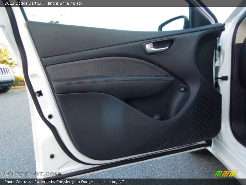 Bright White / Black 2013 Dodge Dart SXT