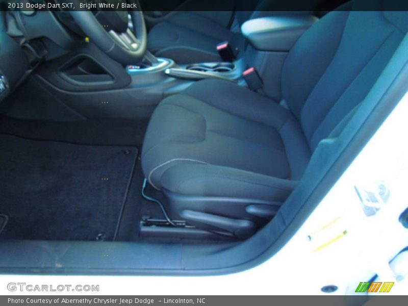 Bright White / Black 2013 Dodge Dart SXT