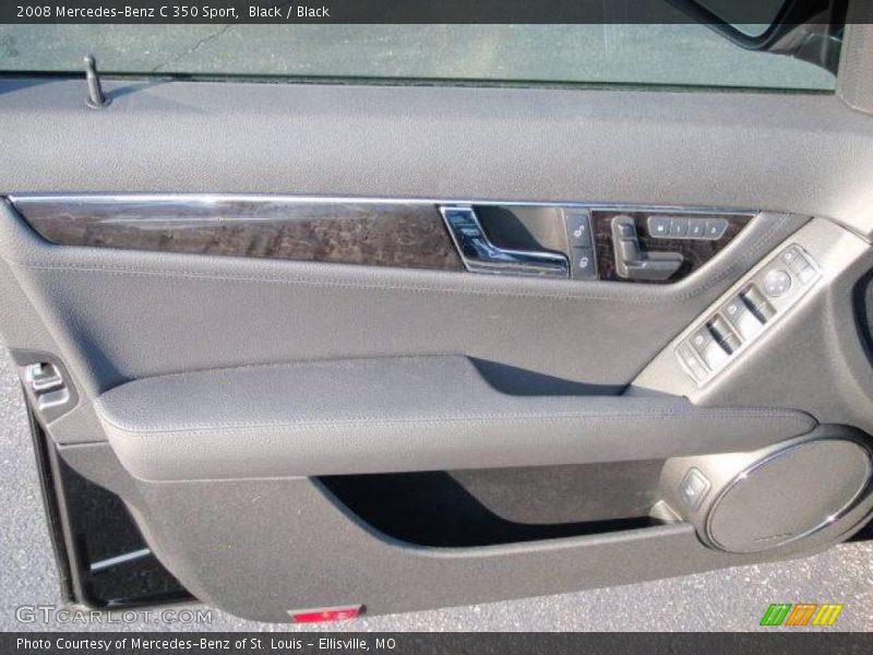 Black / Black 2008 Mercedes-Benz C 350 Sport