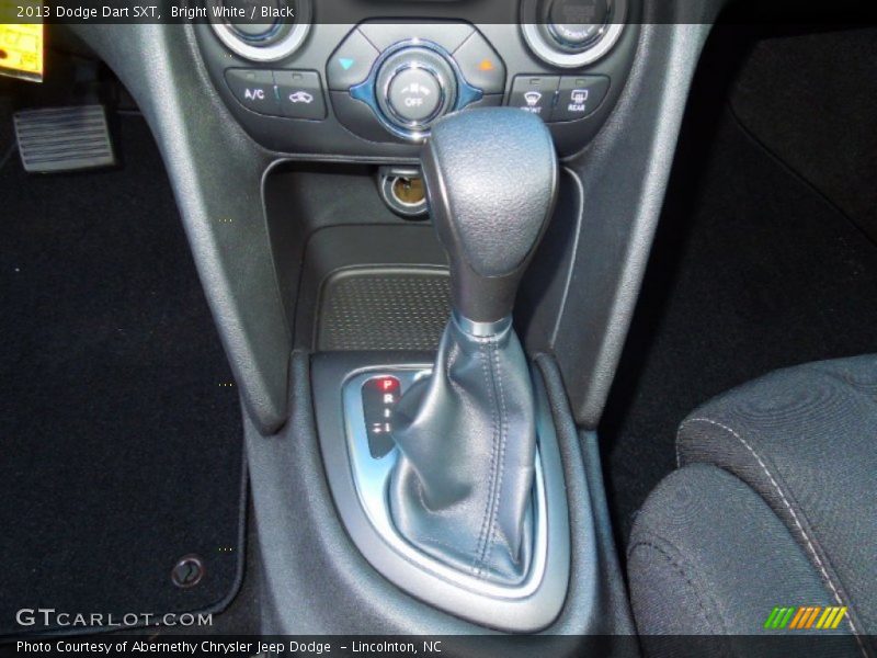 Bright White / Black 2013 Dodge Dart SXT