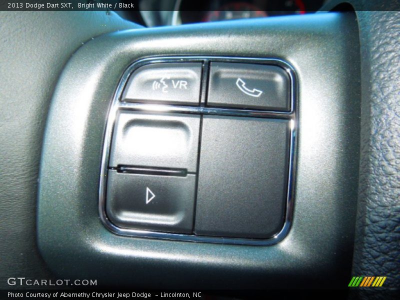 Bright White / Black 2013 Dodge Dart SXT