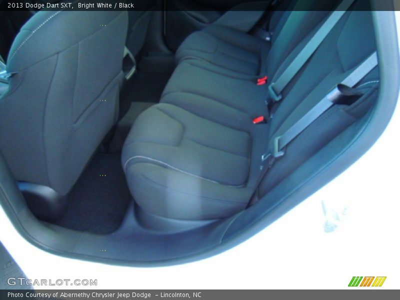 Bright White / Black 2013 Dodge Dart SXT