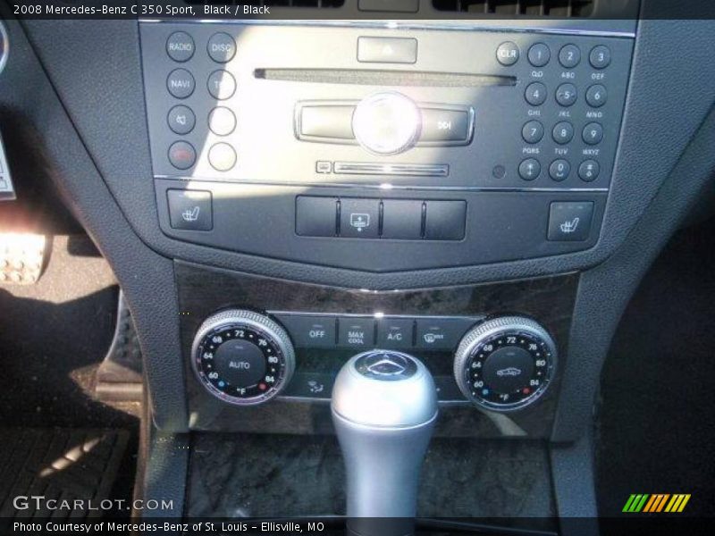 Black / Black 2008 Mercedes-Benz C 350 Sport