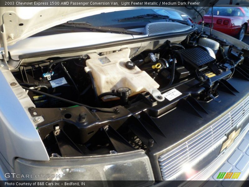 Light Pewter Metallic / Medium Dark Pewter 2003 Chevrolet Express 1500 AWD Passenger Conversion Van