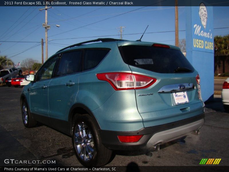 Frosted Glass Metallic / Charcoal Black 2013 Ford Escape SEL 1.6L EcoBoost