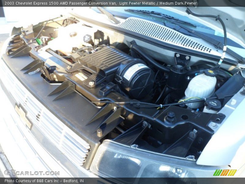 Light Pewter Metallic / Medium Dark Pewter 2003 Chevrolet Express 1500 AWD Passenger Conversion Van