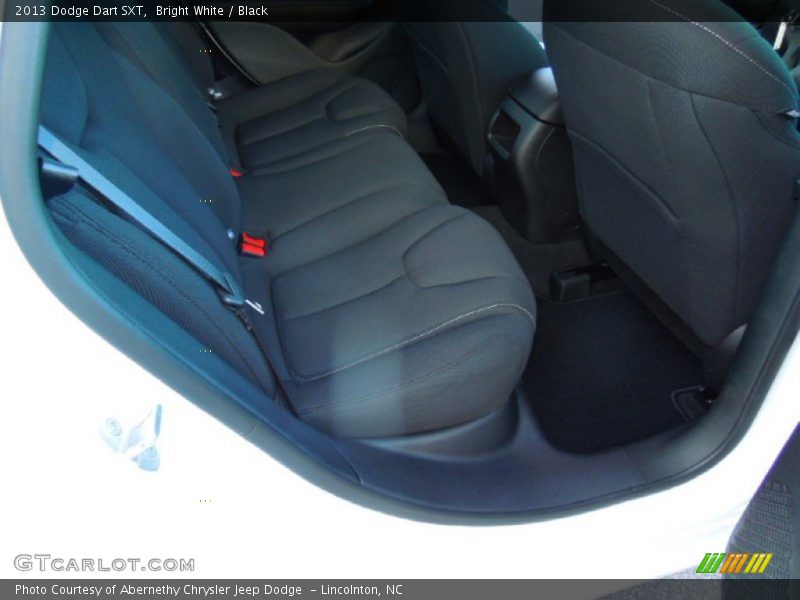 Bright White / Black 2013 Dodge Dart SXT