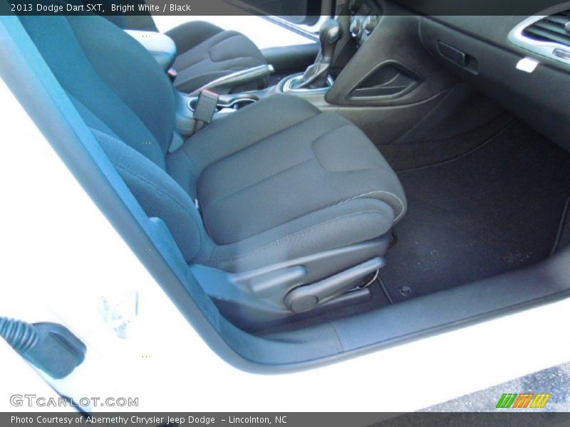 Bright White / Black 2013 Dodge Dart SXT