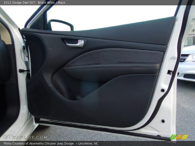 Bright White / Black 2013 Dodge Dart SXT