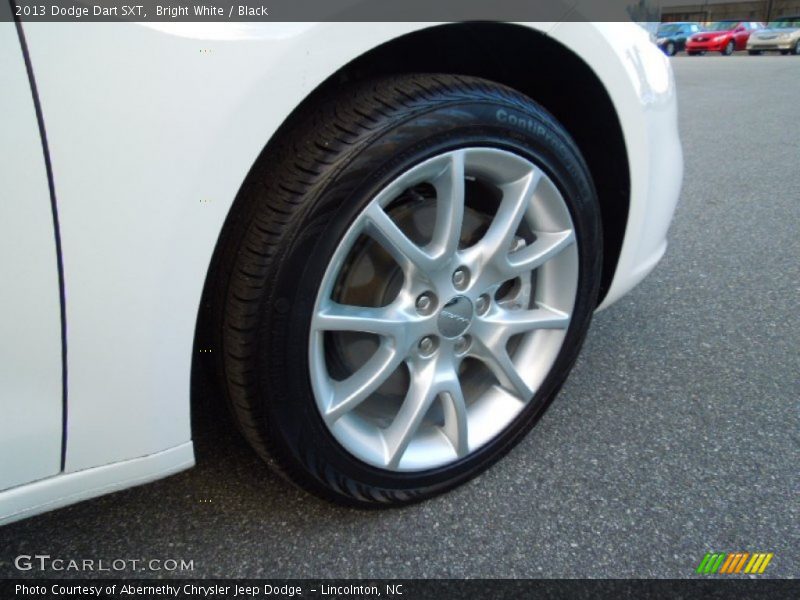 Bright White / Black 2013 Dodge Dart SXT