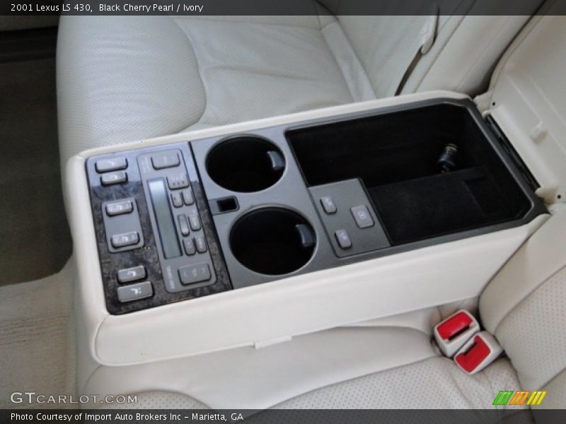 Black Cherry Pearl / Ivory 2001 Lexus LS 430