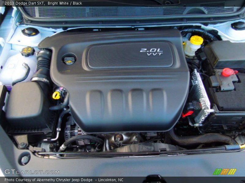Bright White / Black 2013 Dodge Dart SXT