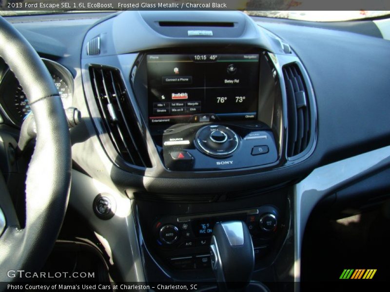Frosted Glass Metallic / Charcoal Black 2013 Ford Escape SEL 1.6L EcoBoost