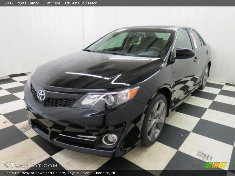 Attitude Black Metallic / Black 2012 Toyota Camry SE
