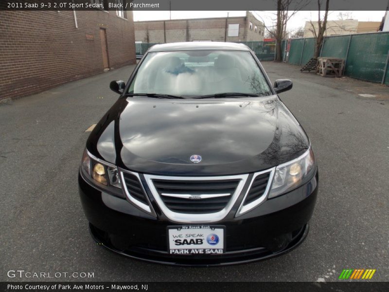 Black / Parchment 2011 Saab 9-3 2.0T Sport Sedan