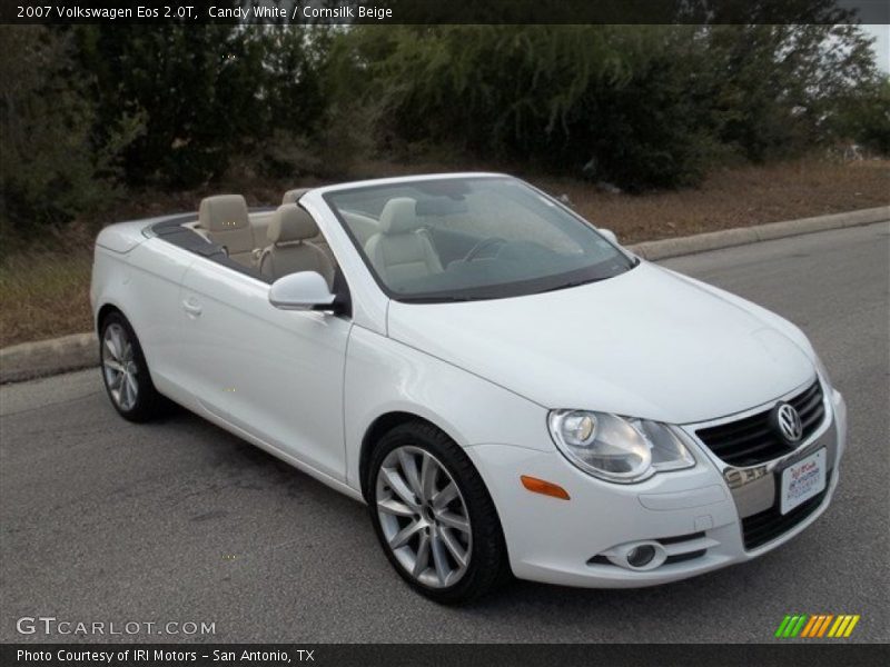 Candy White / Cornsilk Beige 2007 Volkswagen Eos 2.0T