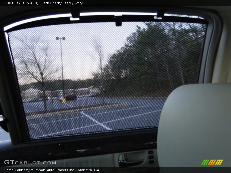 Black Cherry Pearl / Ivory 2001 Lexus LS 430