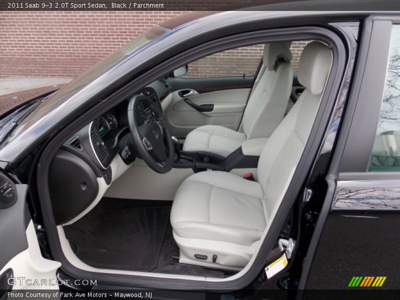 Black / Parchment 2011 Saab 9-3 2.0T Sport Sedan