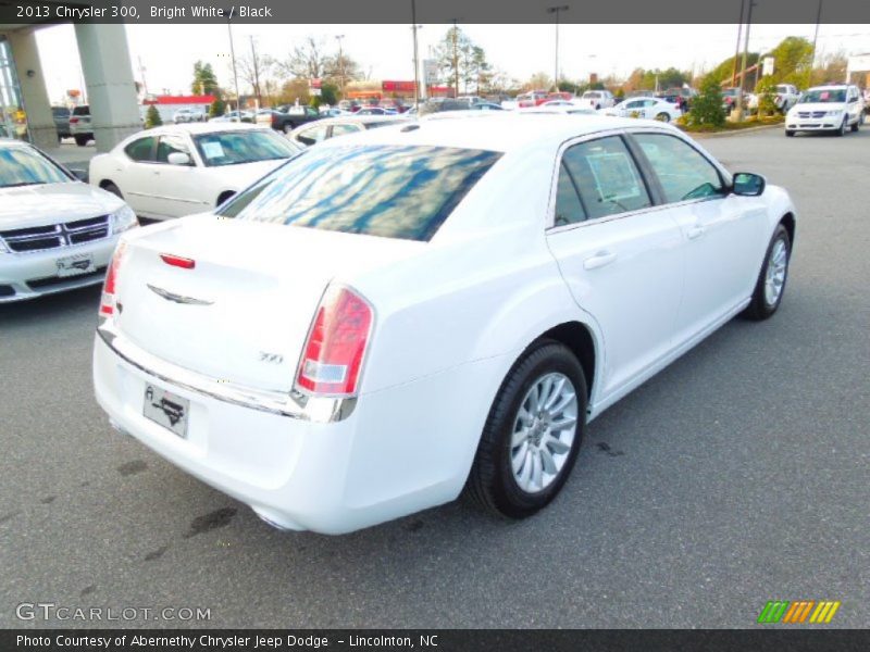 Bright White / Black 2013 Chrysler 300