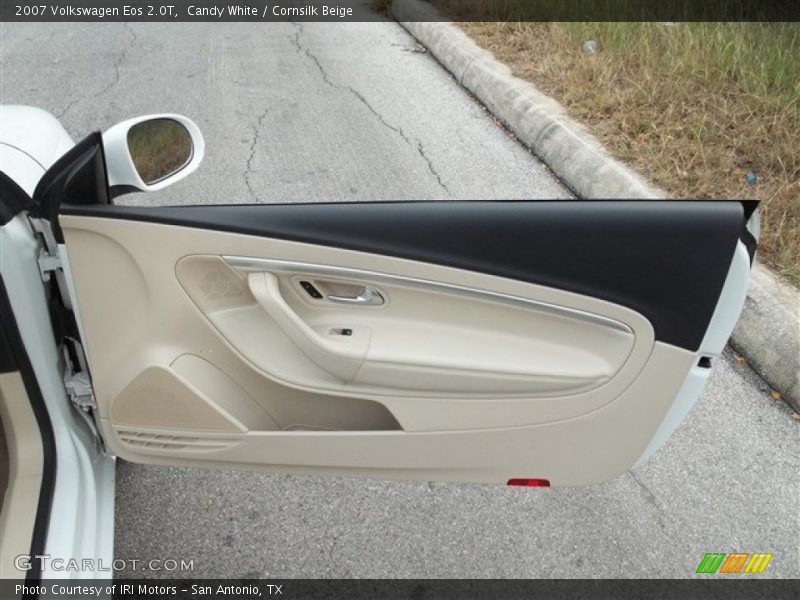 Candy White / Cornsilk Beige 2007 Volkswagen Eos 2.0T