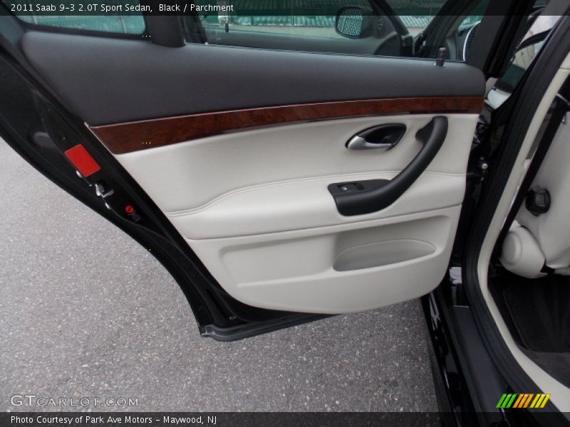 Black / Parchment 2011 Saab 9-3 2.0T Sport Sedan