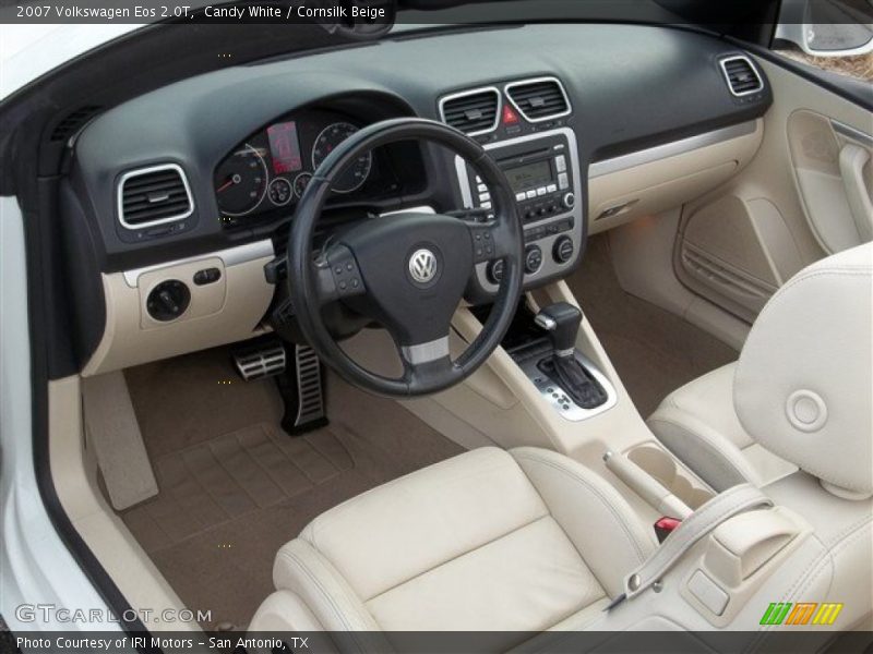 Candy White / Cornsilk Beige 2007 Volkswagen Eos 2.0T