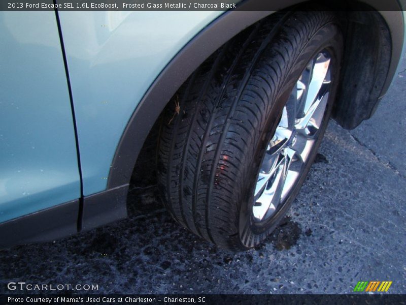 Frosted Glass Metallic / Charcoal Black 2013 Ford Escape SEL 1.6L EcoBoost