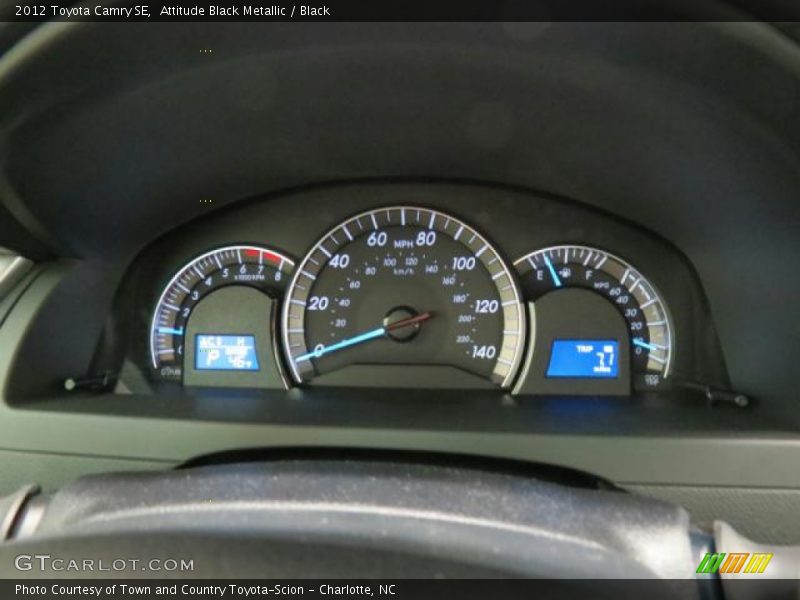 Attitude Black Metallic / Black 2012 Toyota Camry SE