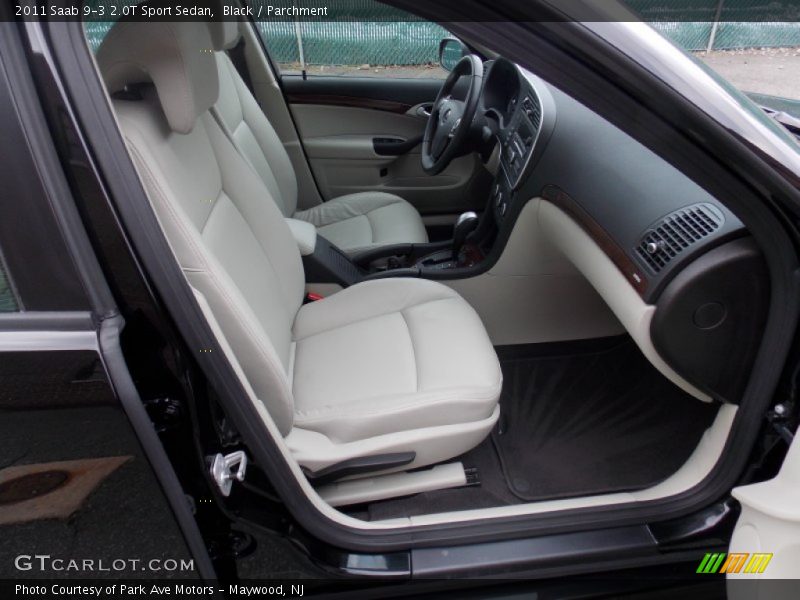 Black / Parchment 2011 Saab 9-3 2.0T Sport Sedan