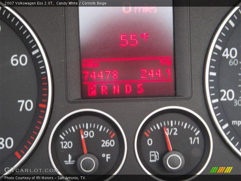 Candy White / Cornsilk Beige 2007 Volkswagen Eos 2.0T