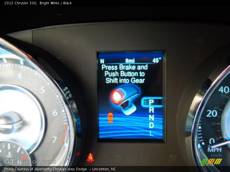 Bright White / Black 2013 Chrysler 300