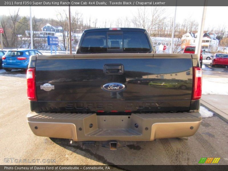 Tuxedo Black / Chaparral Leather 2011 Ford F350 Super Duty King Ranch Crew Cab 4x4 Dually