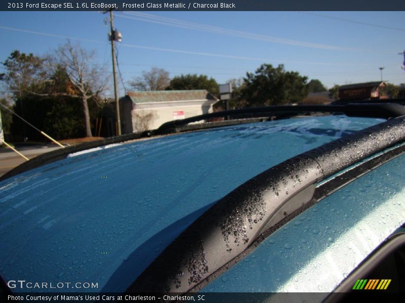 Frosted Glass Metallic / Charcoal Black 2013 Ford Escape SEL 1.6L EcoBoost