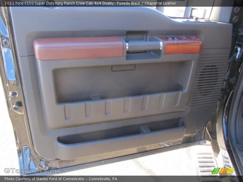 Tuxedo Black / Chaparral Leather 2011 Ford F350 Super Duty King Ranch Crew Cab 4x4 Dually