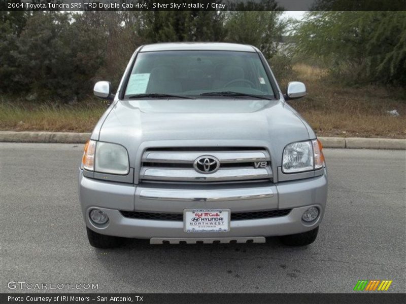 Silver Sky Metallic / Gray 2004 Toyota Tundra SR5 TRD Double Cab 4x4